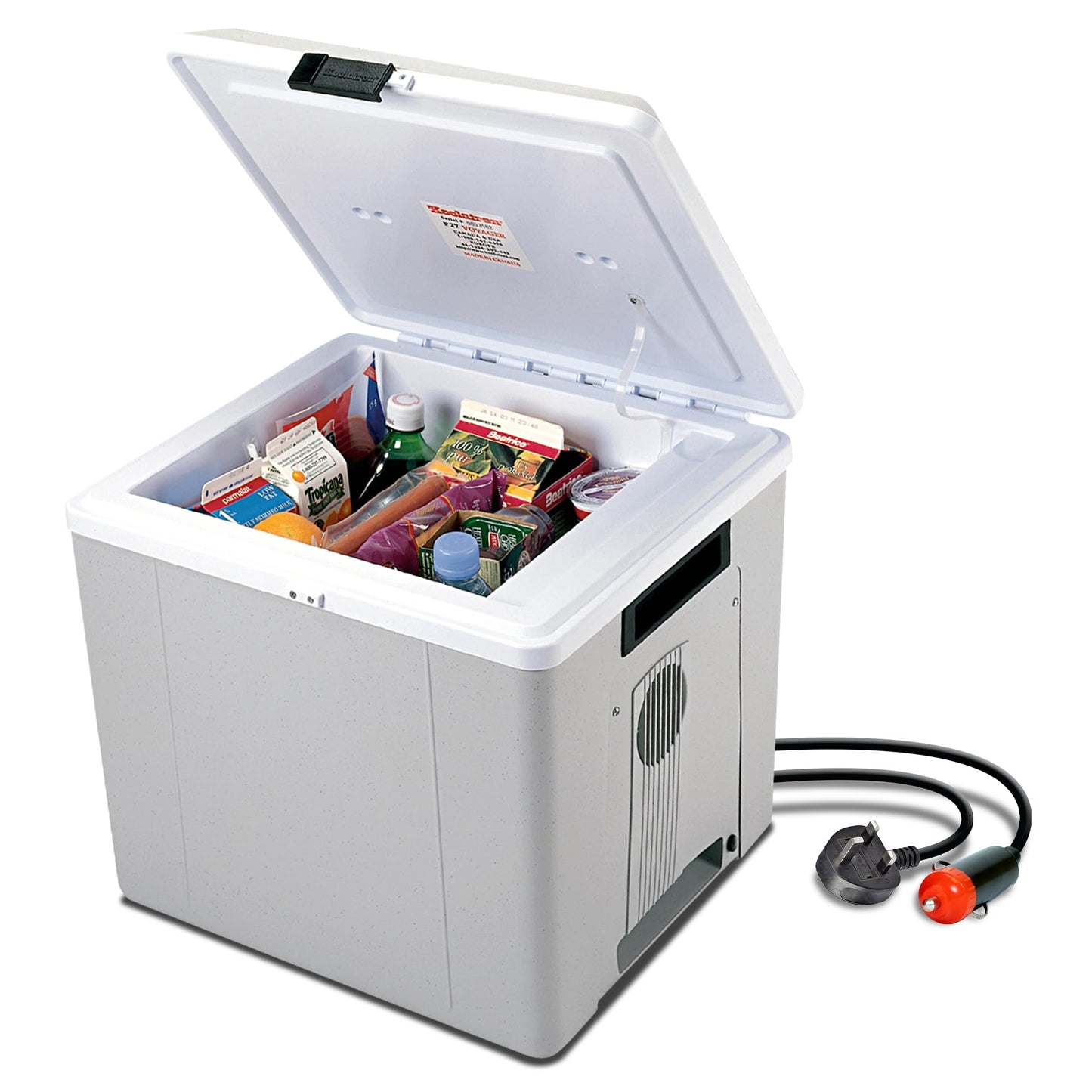 Koolatron 12V Iceless Cooler & Warmer – Portable 29 qt Electric Cooler/Nevera Portátil Eléctrica for Car Truck Camper Boat Hard Sided Mini Fridge for Camping Picnic Travel Lunch Food Drinks Office