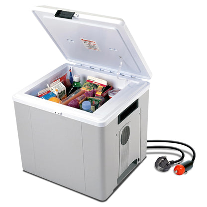 Koolatron 12V Iceless Cooler & Warmer – Portable 29 qt Electric Cooler/Nevera Portátil Eléctrica for Car Truck Camper Boat Hard Sided Mini Fridge for Camping Picnic Travel Lunch Food Drinks Office