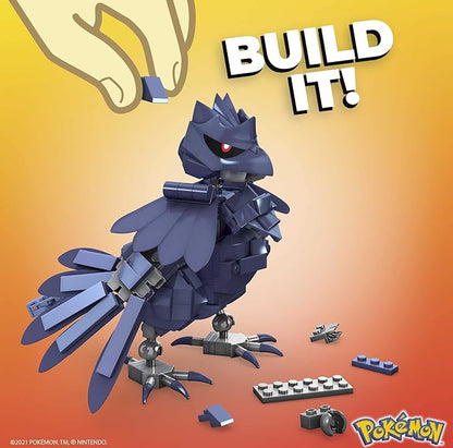 MEGA Corviknight Building Set With 340 Compatible Bricks and Pieces and Poké Ball Toy Gift Set