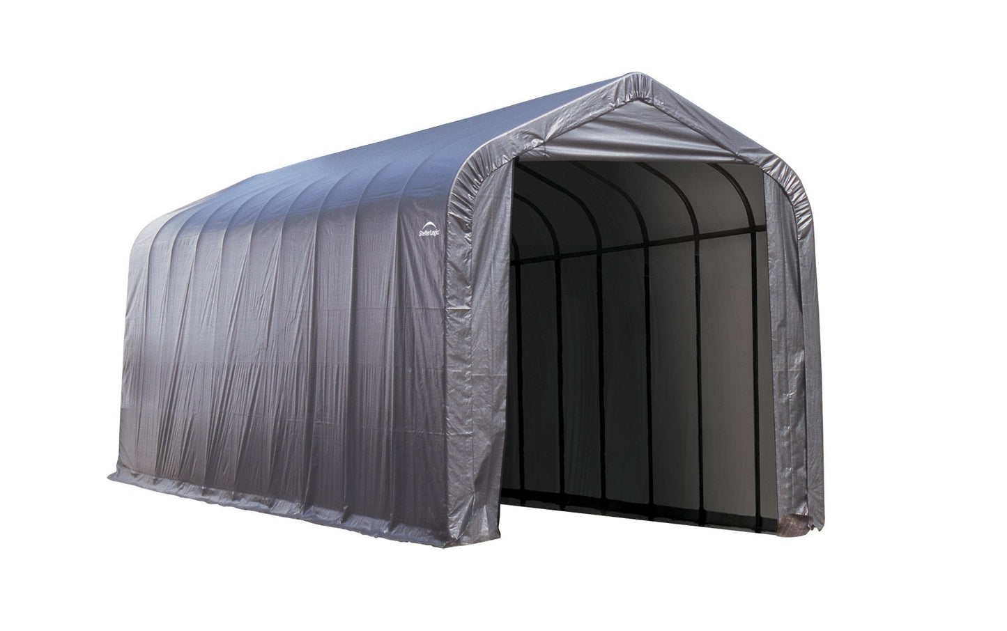 ShelterLogic Garage 16 x 40 x 16 Peak Standard Grey