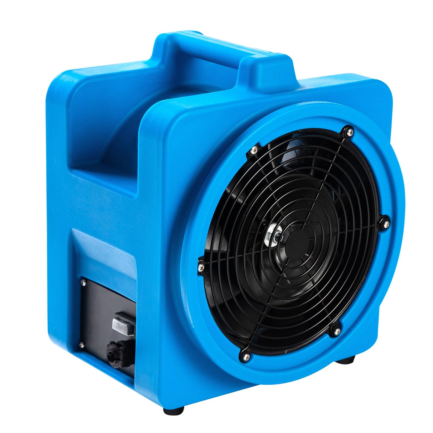 MOUNTO 8-Inch Axial Blower High-Pressure Mini Industrial Fan, 1100CFM - Durable 1/3HP Sealed Motor for Efficient Air Circulation and Ventilation
