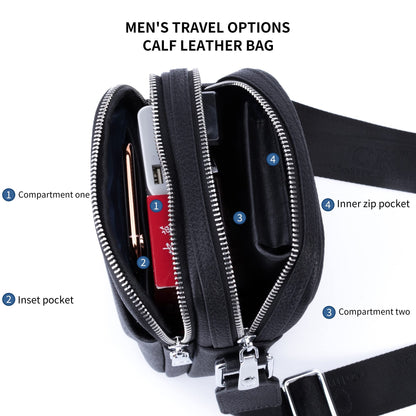 Colins Keirs Laptop backpack & Men's leather crossbody bag