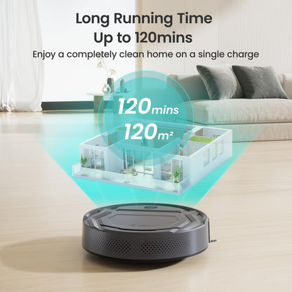 Lefant LiDAR Robot Vacuum and Mop, 450ml Visible Dustbin, Upgraded 190° PSD Obstacle Avoidance, Customized Cleaning, Multi-Floor Mapping, 150 Mins Runtime, WiFi/Alexa/APP, Pet Hair & Carpets, M330 Pro
