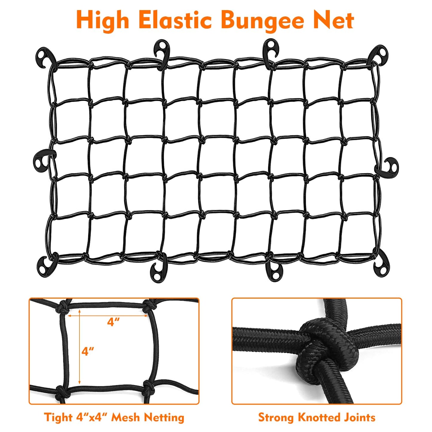 Roof Rack Cargo Carrier, Universal Roof Basket (77"x 36"x 5") + 15 Cubic Feet Waterproof Rooftop Cargo Carrier Bag (46"x 34"x 17") with Bungee Net, Ratchet Straps, Storage Bag, Luggage Lock (X-Large)