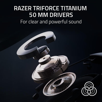 Razer BlackShark V2 Pro Wireless PlayStation Gaming Headset: 50mm Drivers - Super Wideband Mic - Noise Isolating Earcups - For PS5, Nintendo Switch 2, PC, Mac - Bluetooth, USB-C - 70hr Battery – Black
