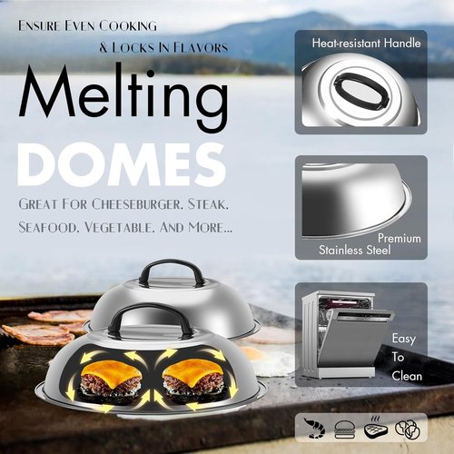 Blackstone 31PCS Griddle Accessories Kit - Professional Flat Top Grill Tools with Spatula, Melting Domes & Apron