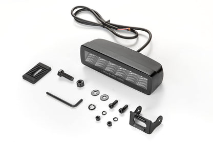Hella 1FB 358 176-201 LED Headlight - Black Magic Mini Lightbar 6.2 Inches - 12/24 V - Mounting - Cable: 800 mm - Connector: Open Cable Ends