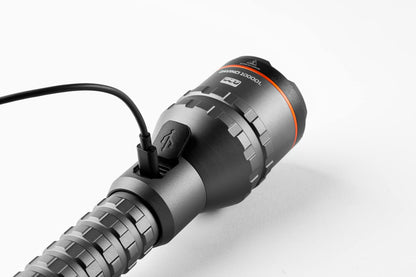 NEBO DAVINCI Flashlight & Portable Charger | Very High Lumens, Rechargeable, Waterproof Handheld Flashlight for Camping & Hunting, USB Power Bank, Variable Zoom, Includes Charging Cable