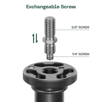 FANAUE Tripod for Binoculars Telescope, 42" Carbon Fiber Spotting Scopes Tripods Stand with 1/4" and 3/8" Thread,Camera Tripod with Reversible Center Column for DSLR
