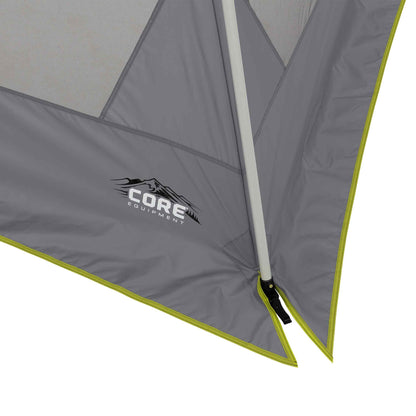 CORE 10’x10’ Instant Screen House | Folding and Portable Large Pop Up Tent Gazebo Canopy Shelter with Included Carry Bag | Perfect for Family Camping, Outdoor, Picnic, Backyards, and Tailgate