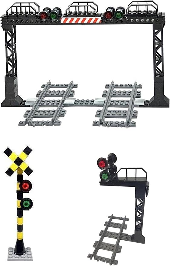 General Jim's Toy Train Building Blocks Traffic Control Lights for Train Station