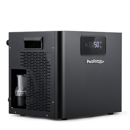 Poafamx Water Chiller for Ice Bath, 1/3 HP Cold Plunge Chiller with Built-in Filter & Water Pump, Insulated Hoses, Quiet Ice Bath Chiller for Cold Therapy Athletes Recovery Home Use 110V