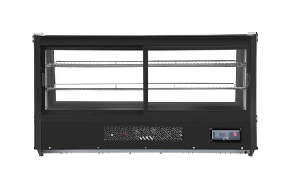 48 in. Self-Service Countertop Bakery Display Refrigerator in Black (CDC-250-BK)