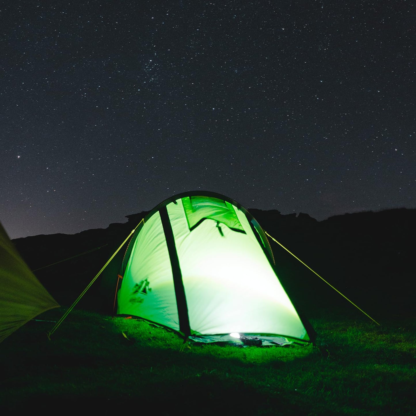 Night Cat Ultralight Tunnel Tent: Waterproof Lightweight Two People Backpacking Tent for Outdoor Camping Hiking Trekking with Double Layers Aluminum Poles and Footprint 2 Persons Green