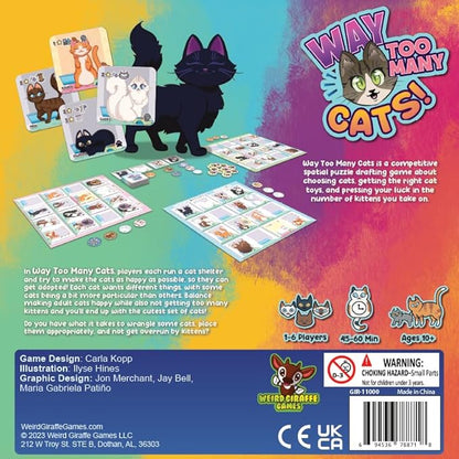 Way Too Many Cats by Weird Giraffe Games Strategy Games