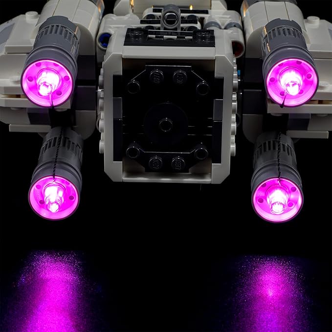 BRIKSMAX Led Lighting Kit for LEGO-75301 Luke Skywalker's X-Wing Fighter - Compatible with Lego Star Wars Building Blocks Model- Not Include Lego Set