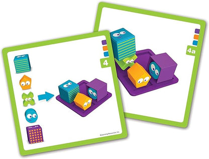 Learning Resources Mental Blox Jr. Early Logic Game - 8 Pieces Ages 4+ Educational Games for Kids Brain Teaser Games and Puzzles STEM Games 3-D Puzzles Critical Thinking for Kids