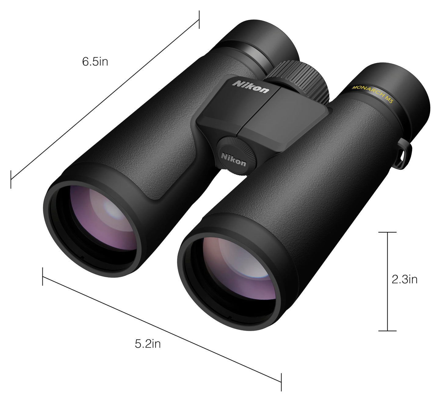 Nikon Monarch M5 10x50 Binocular | High-Magnification Waterproof Fogproof Rubber-Armored 50mm Objective Binocular with ED Glass Multilayer-Coated Lenses | Wildlife Nature Observation Optic