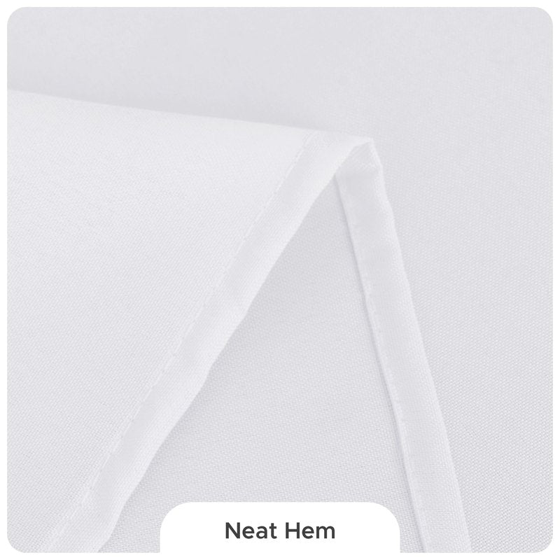Fitable 8 Pack Table Cloth Rectangle Table: Stain and Wrinkle Resistant Tablecloth Rectangular, Washable Polyester Tablecloths for Wedding Party Dining Banquet Event Catering(White, 70x108 Inch)