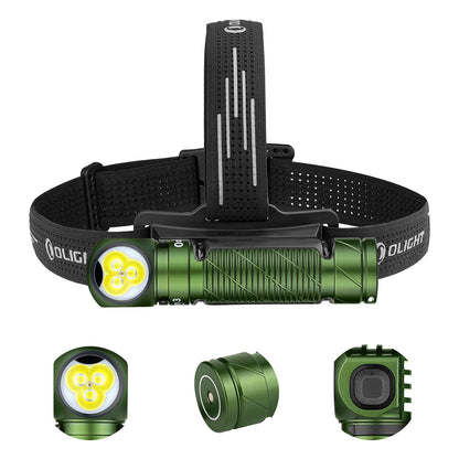 OLIGHT Perun 3 Rechargeable Headlamp Flashlight Bundle IMINI 2 EDC Rechargeable Keychain Flashlight