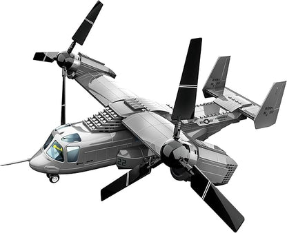 Apostrophe Games V-22 Osprey Tiltrotor Aircraft Building Block Set – 460-Pcs Plane for Kids Older Than 10 and Adults – Compatible with All Building Bricks