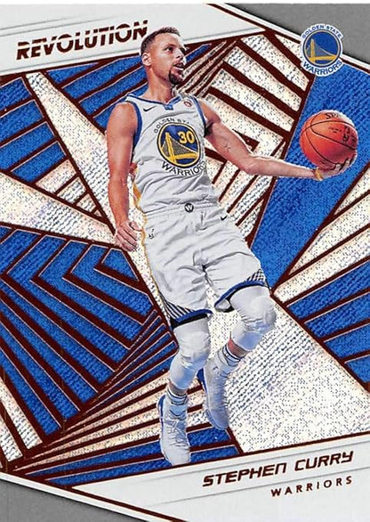 2018-19 Revolution Basketball #96 Stephen Curry Golden State Warriors Official NBA Trading Card By Panini