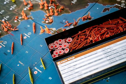 Renegade Game Studios Axis &amp Allies 1940 Pacific Second Edition WWII Strategy Board Game War Miniatures Two to Four Players Ages Fourteen Plus