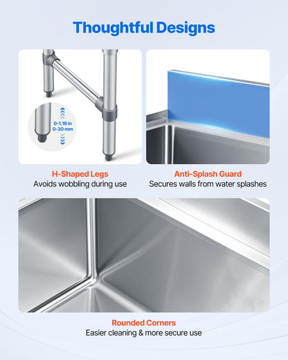 VEVOR Commercial Ice Bin, 134.7 Qt Max Capacity, 36 x 24 x 33 Inch Stainless Steel Ice Chest with Sliding Lid, 24H Long-Lasting Insulation, Cooler Cart Cocktail Unit for Bar Restaurant Pub, NSF
