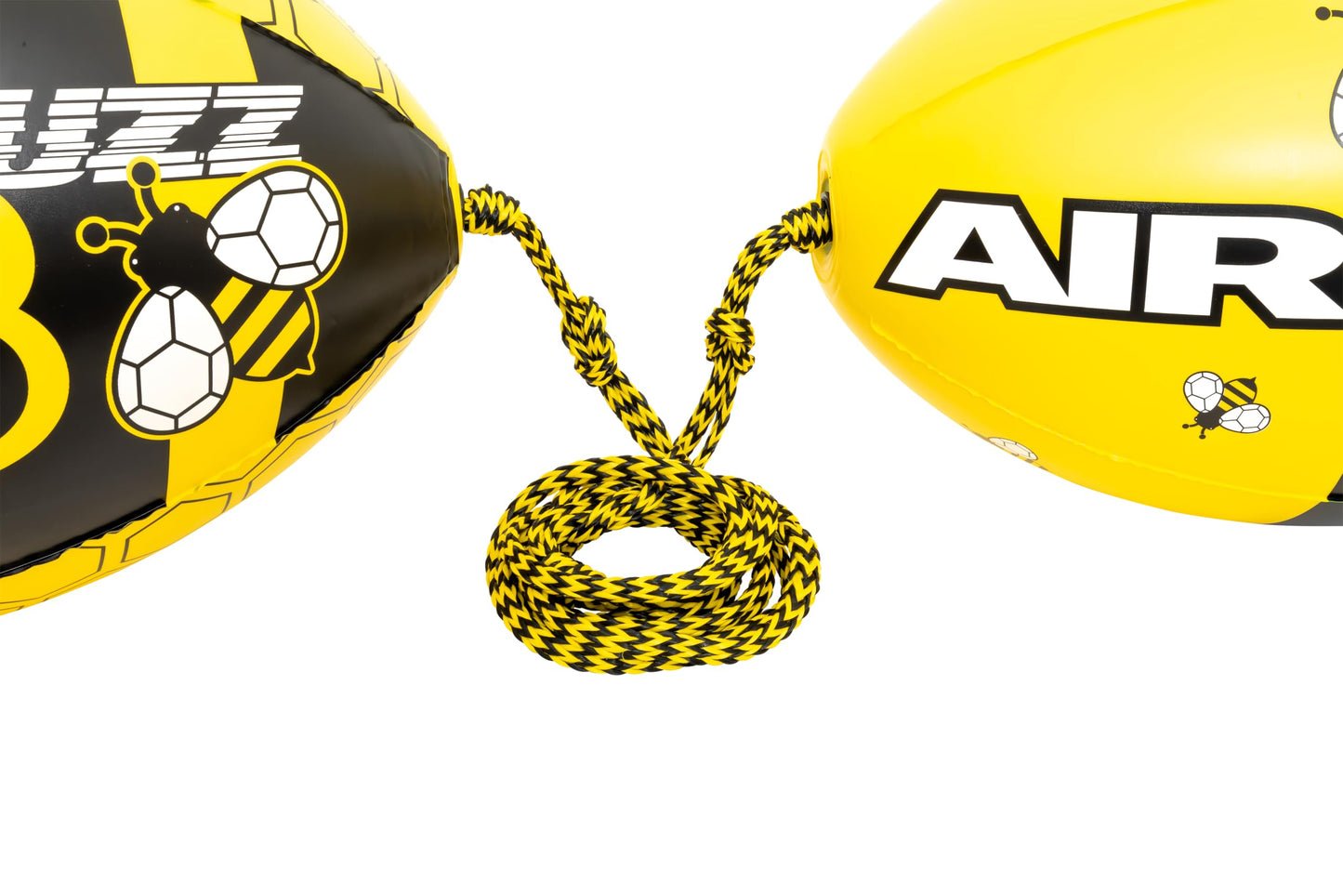 Airhead ORB Buzz Double Towable Tube Ball for Rope Lift to Reduce Water Spry, 60 ft with 4,100 lb Break Strength