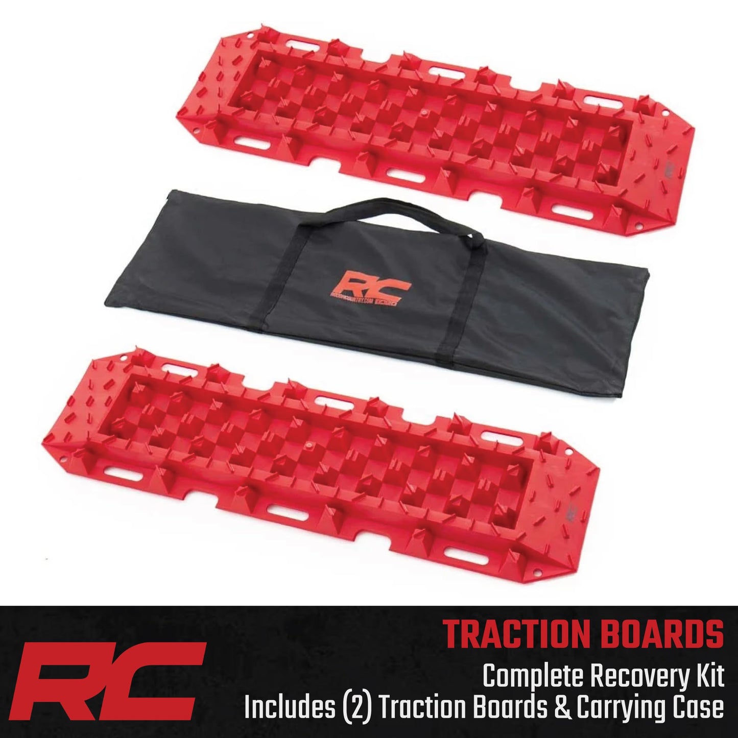 Rough Country Deep Studded Traction Boards | 45" Long x 13" Wide - 10590
