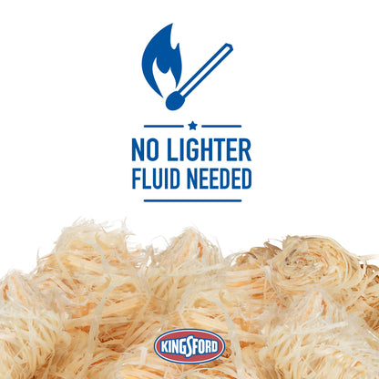 Kingsford Quick Light Fire Starter Rolls All Natural Hardwood Paraffin Water Resistant Easy Lighting Charcoal Pellet Grills Smokers Campfires Outdoor Fireplaces 32 Count 24 Pack