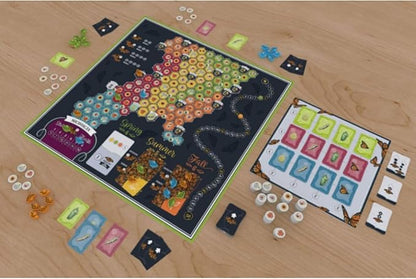 Alderac Entertainment Group (AEG) Mariposas Board Game Play the Monarch Butterfly Migration Learn about Nature Ages 14+ 2-5 Players 45-75 Min Alderac Entertainment Group (AEG)