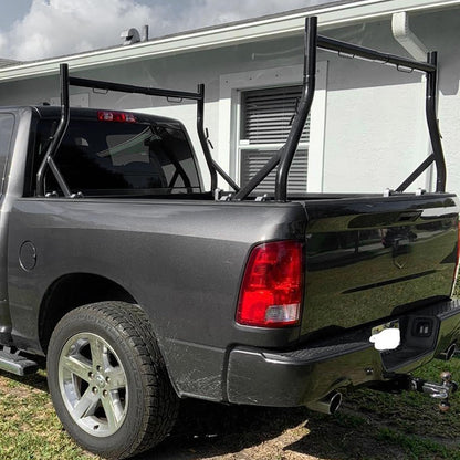 OUTPRIZE Non-Drilling Truck Rack, Heavy Duty Steel Extendable Truck Bed Ladder Rack, Fit for 52" to 71" Wide Truck Bed, 800 lb. Capacity