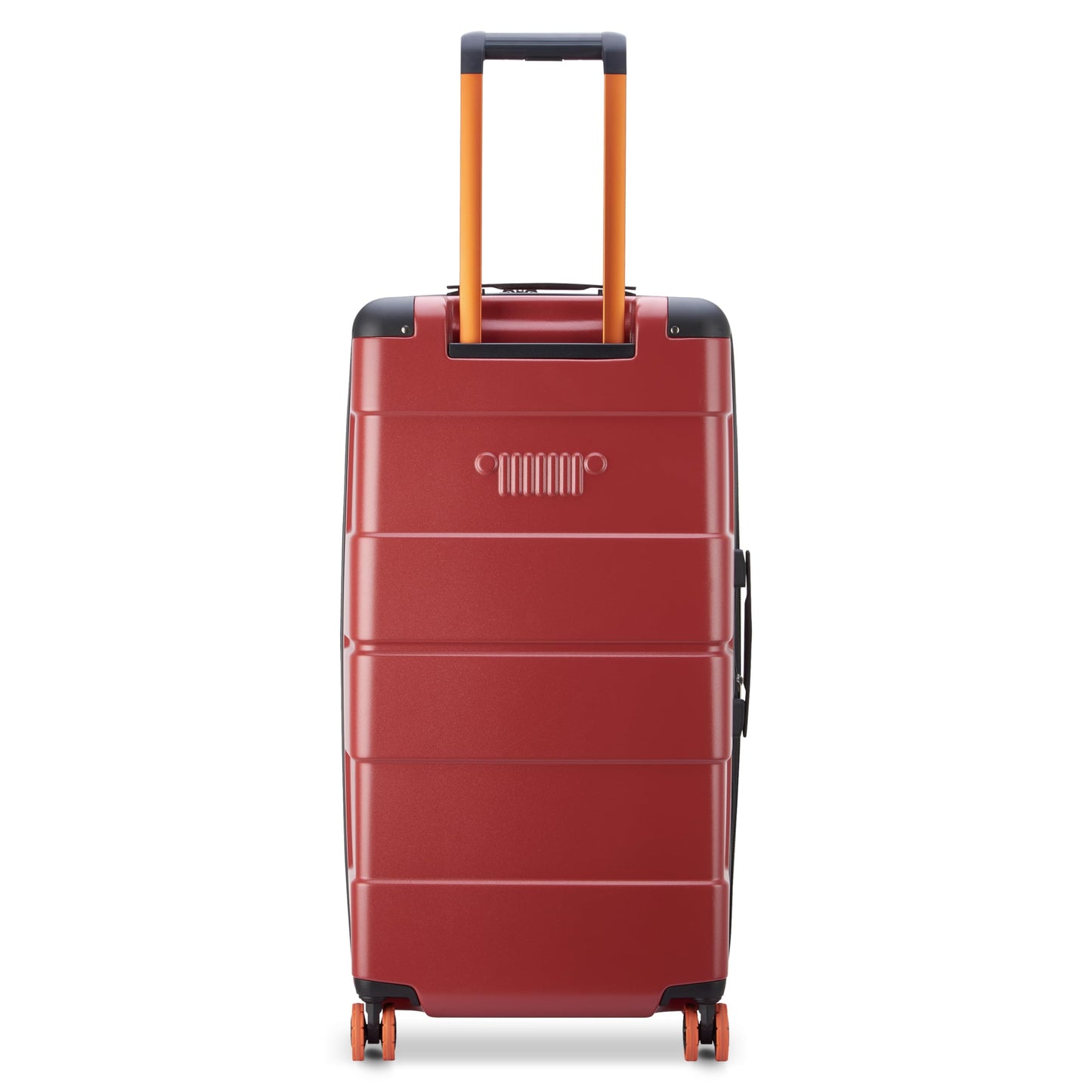 Jeep JH002B Hardside Expandable Luggage Trunk with Spinner Wheels, Chilli Pepper, Checked-Large 29 Inch