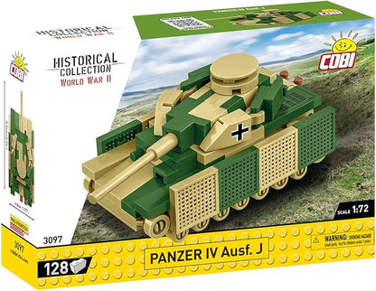 COBI Historical Collection WWII Panzerkampfwagen IV Tank Building Set 128 Pieces