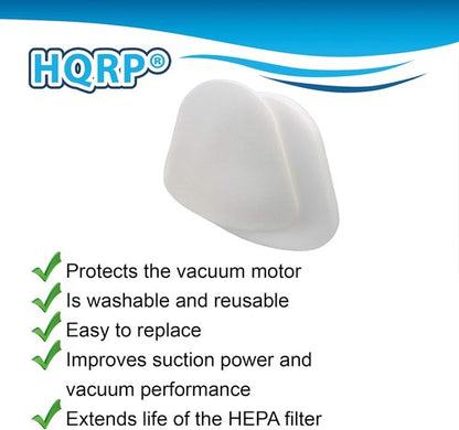 HQRP Filter Kit - HEPA & Foam/Felt Compatible with Shark Navigator NV350 Series | Efficient Cleaning Solution