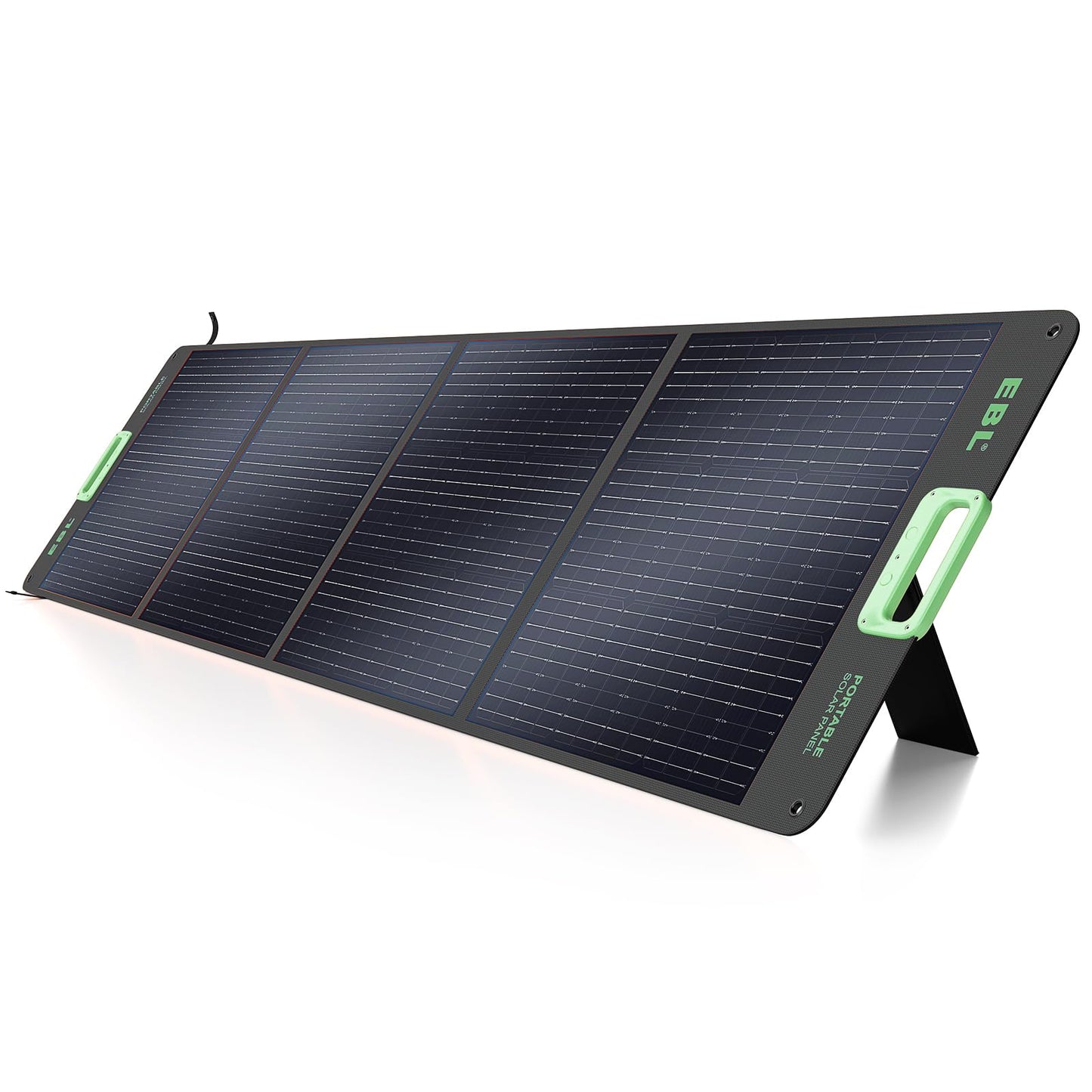 EBL 200W Portable Solar Panel High Efficiency Solar Power Panel for Home, RV, Camping, Marine, Off-Grid Applications, Weatherproof Solar Charging Solution