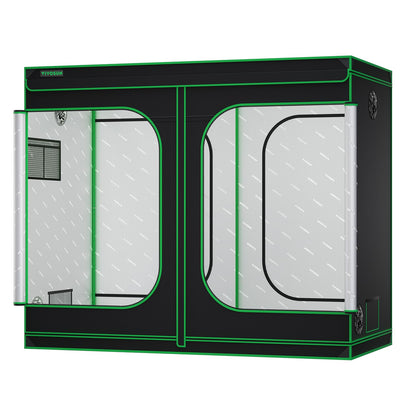 VIVOSUN S848 4x8 Grow Tent 96"x48"x80" High Reflective Mylar Tents with Observation Window and Floor Tray for Hydroponics Indoor Plant for VS4000/VSF4300