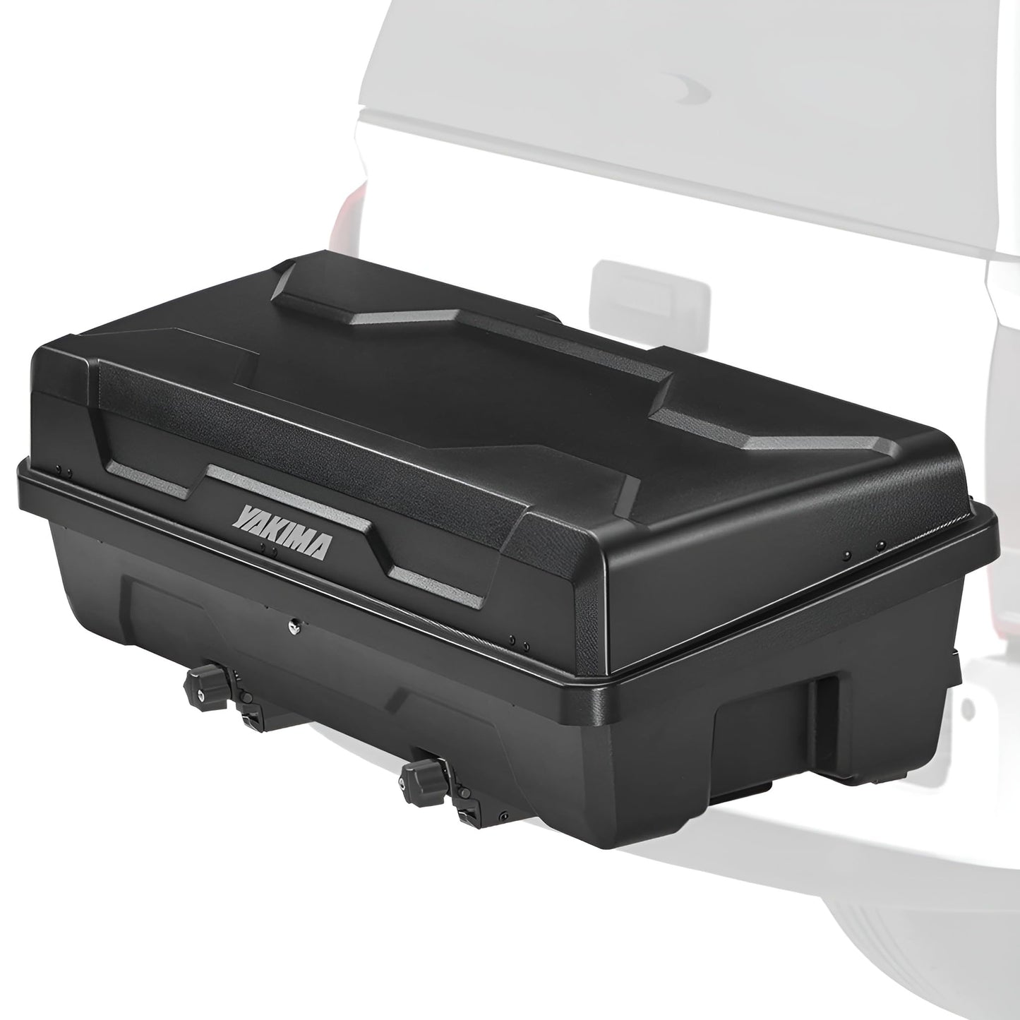 Yakima EXO SwingBase Hitch Base Rack & EXO GearLocker Vehicle Rooftop Cargo Carrier Box, Black - Car Storage Accessories for Travel and Camping