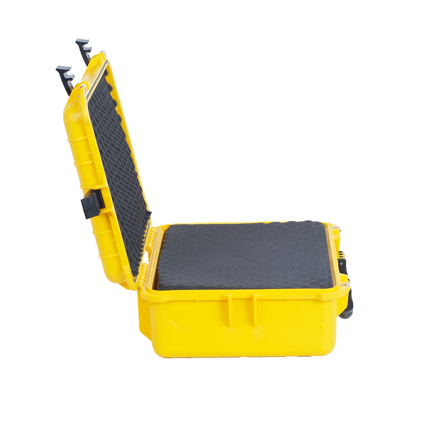 MEIJIA Portable IP67 Waterproof Protective Case,Hard Camera Case,Customized Fit Foam Inserted,Fit for Camera, Equipments, Lens,Drones,19.78“X15.77"x7.41" (Yellow)