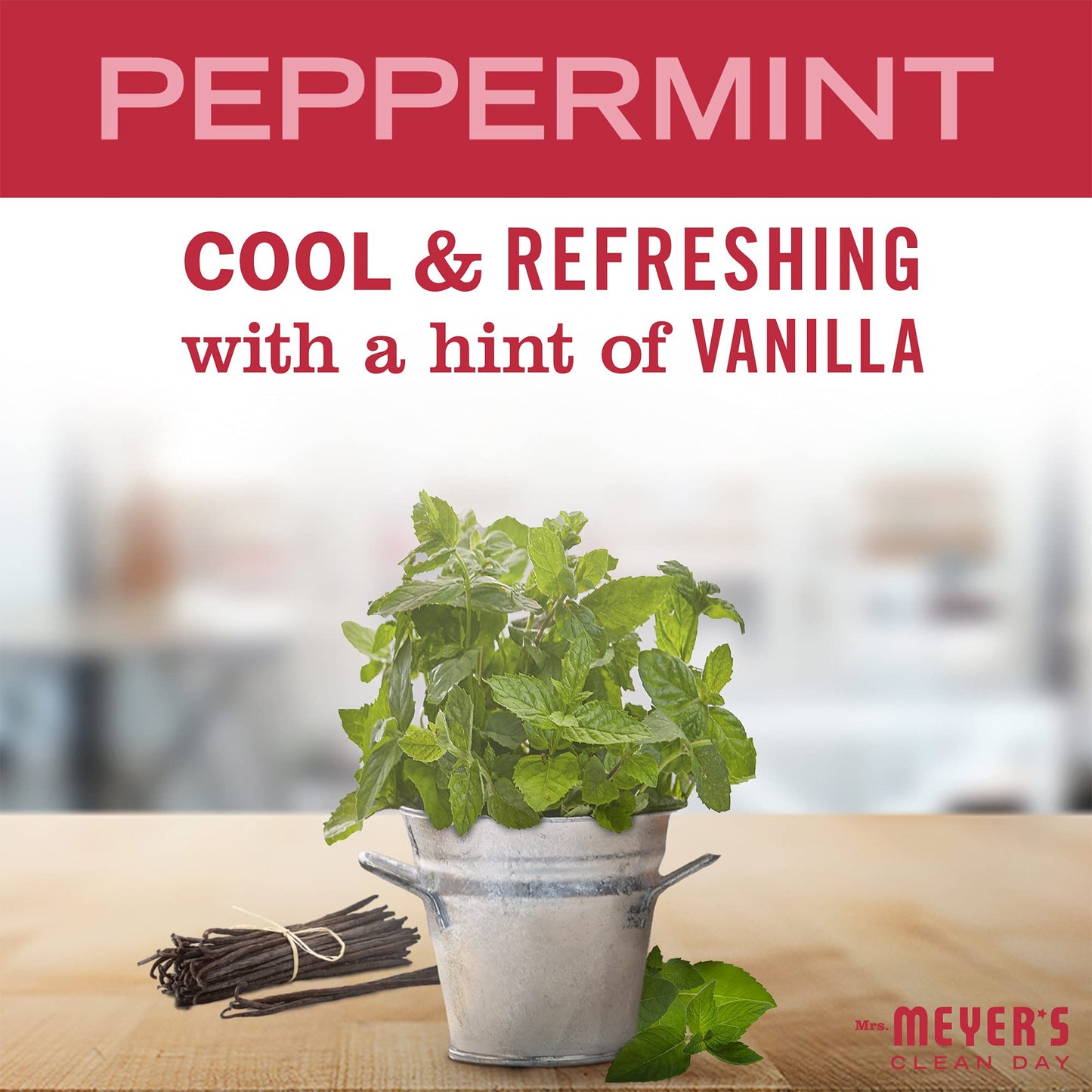 Mrs Meyer's Candle Peppermint with Sleeve (7.2 Oz, Pack - 1)