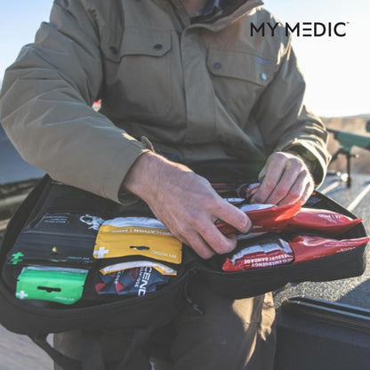 My Medic MYFAK Large Standard - HSA FSA First Aid Kit - Comprehensive Home Medical Kit with 150 Items - IFAK for Camping Car or Boat - Red