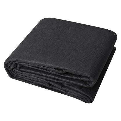 VEVOR Geotextile Landscape, 10ft x 100ft 8 oz Non-Woven PP Drainage 350N Tensile Strength & 440 N Load Capacity, for Ground Cover, Garden Fabric, French Drains, Black
