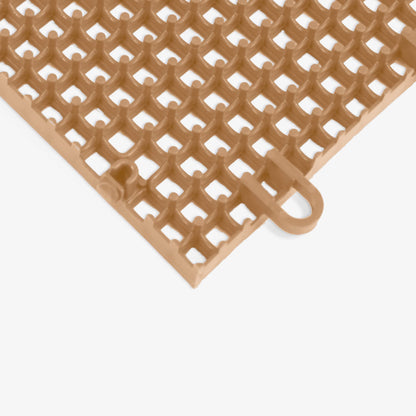 IncStores 5/8 Inch Thick Outdoor Basketball Court Flooring | Build the Ultimate Space for Basketball, Tennis, and More with Weatherproof Plastic Floor Tiles | Camel's Back, 40 Tiles