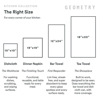 GEOMETRY Kitchen Dish Cloths - Quick Dry Dishcloths for Kitchen - Premium Dish Rags with Geoweave - 3-Pack Set This and That