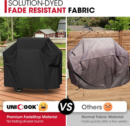 Unicook 53 Inch Grill Cover - Heavy Duty Waterproof BBQ Protector for Weber Spirit II 300 Series
