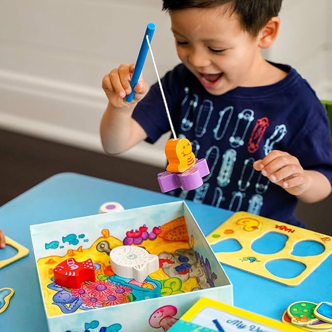 HABA My Very First Games - Here Fishy Fishy! Magnetic Fishing Game Ages 2+ Made in Germany Toddler Games Learning Toys Preschool Toys
