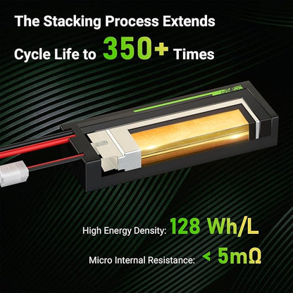 OVONIC Lipo Battery 11.1V 80C 5200mAh 3S Battery with T-Style Connector Hardcase Battery for RC Car Boat Truck Helicopter Airplane Racing Models(2 Packs)