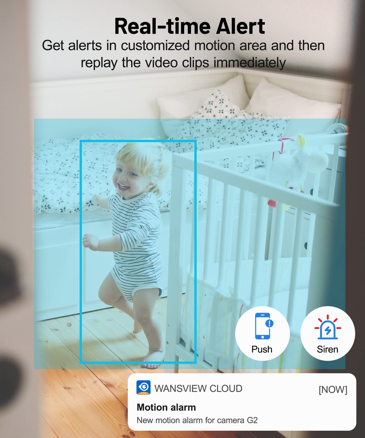 GALAYOU Indoor Security Camera 2K, 360 Degree 2.4G WiFi Home Security for Baby/Pet/Elder/Nanny with Night Vision, 24/7 SD Card Storage, Works with Alexa and Google Assistant G2-2Pack