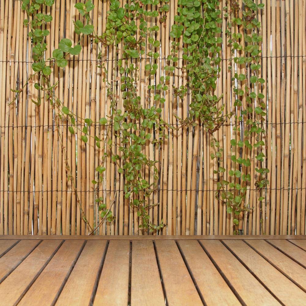 Forever Bamboo Jumbo Reed Natural Bamboo Screen Fencing Privacy Fence Backyard Divider Decorative Reed Garden Fencing 72 in H x 192 in L